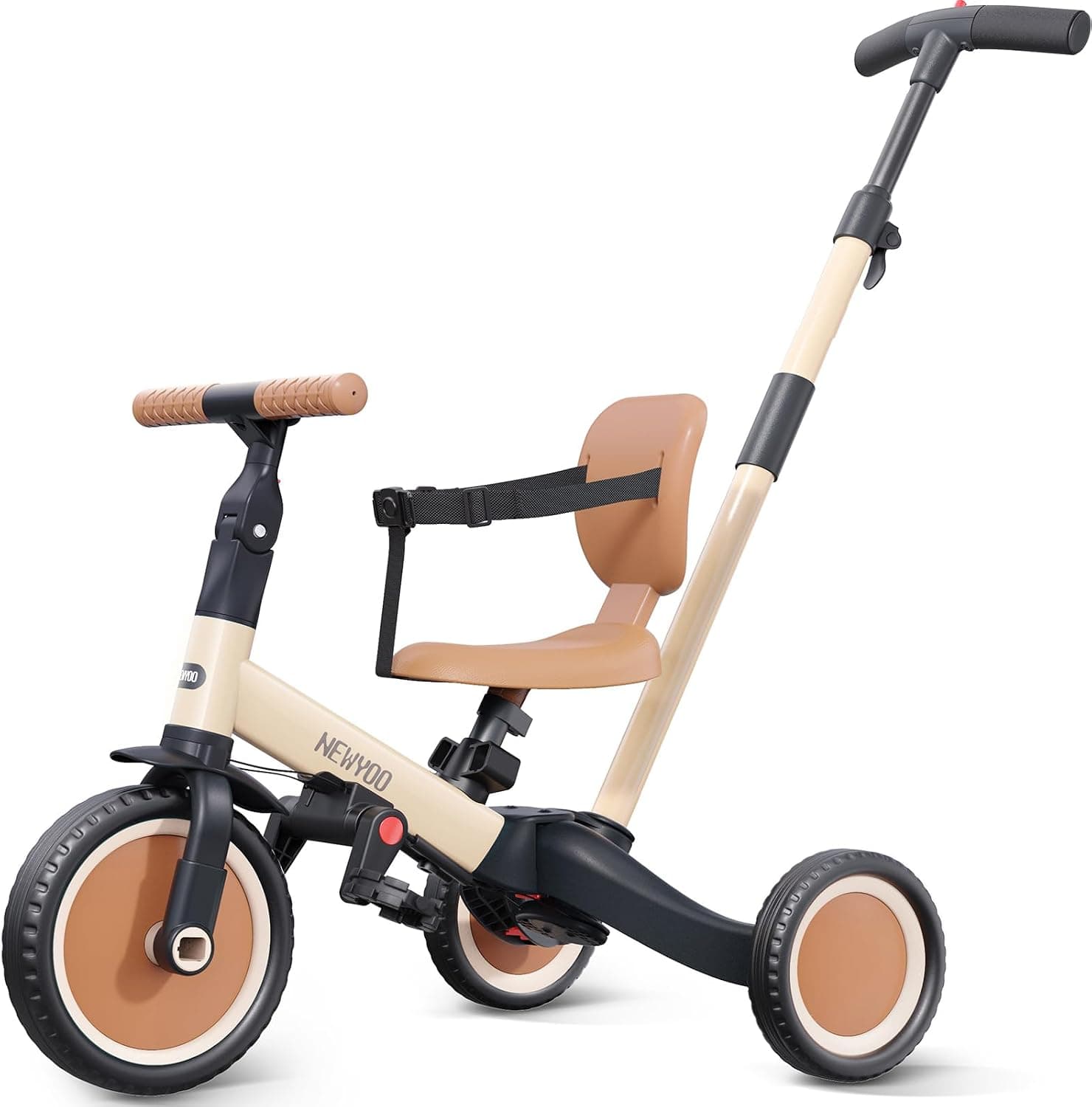 newyoo TR007 5-in-1 Tricycle for Toddlers 1-3, Toddler Bike, Birthday Gift